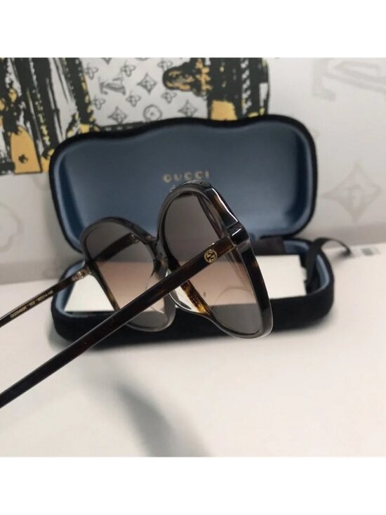 Gucci GG0546SK 002 – Havana Brown Gradient | 60-14-145 | New Authentic” main image 6